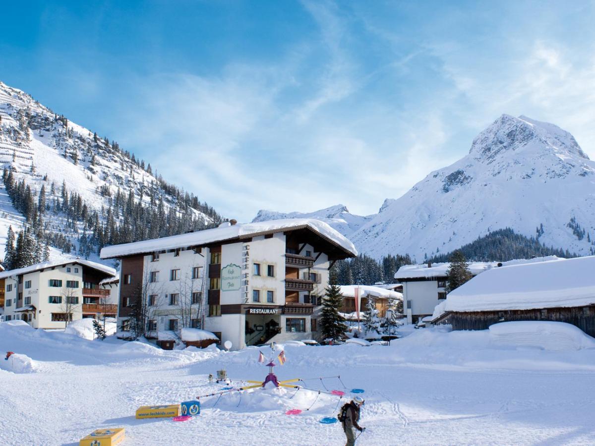 Pension Cafe Fritz Lech am Arlberg Eksteriør bilde