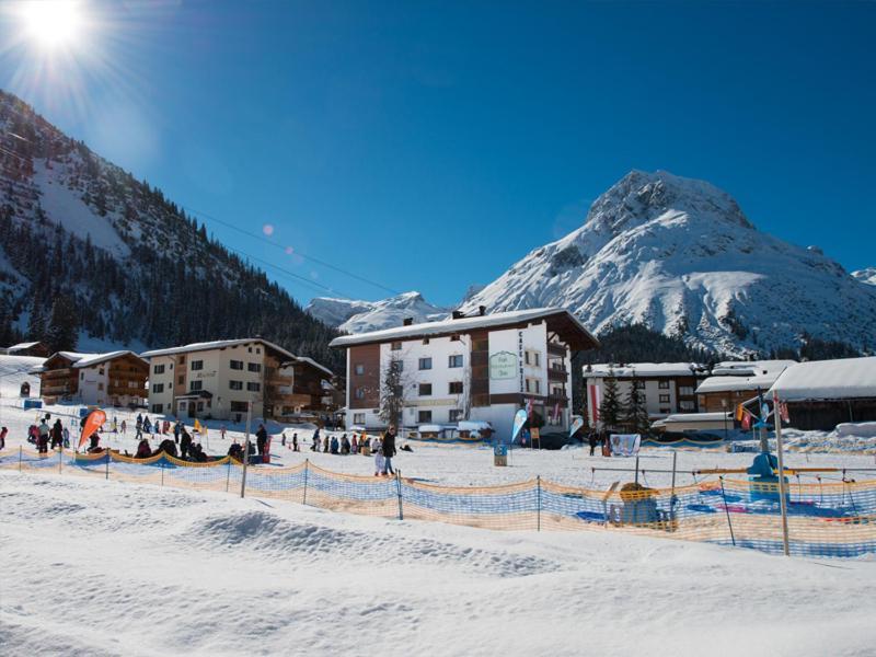 Pension Cafe Fritz Lech am Arlberg Eksteriør bilde