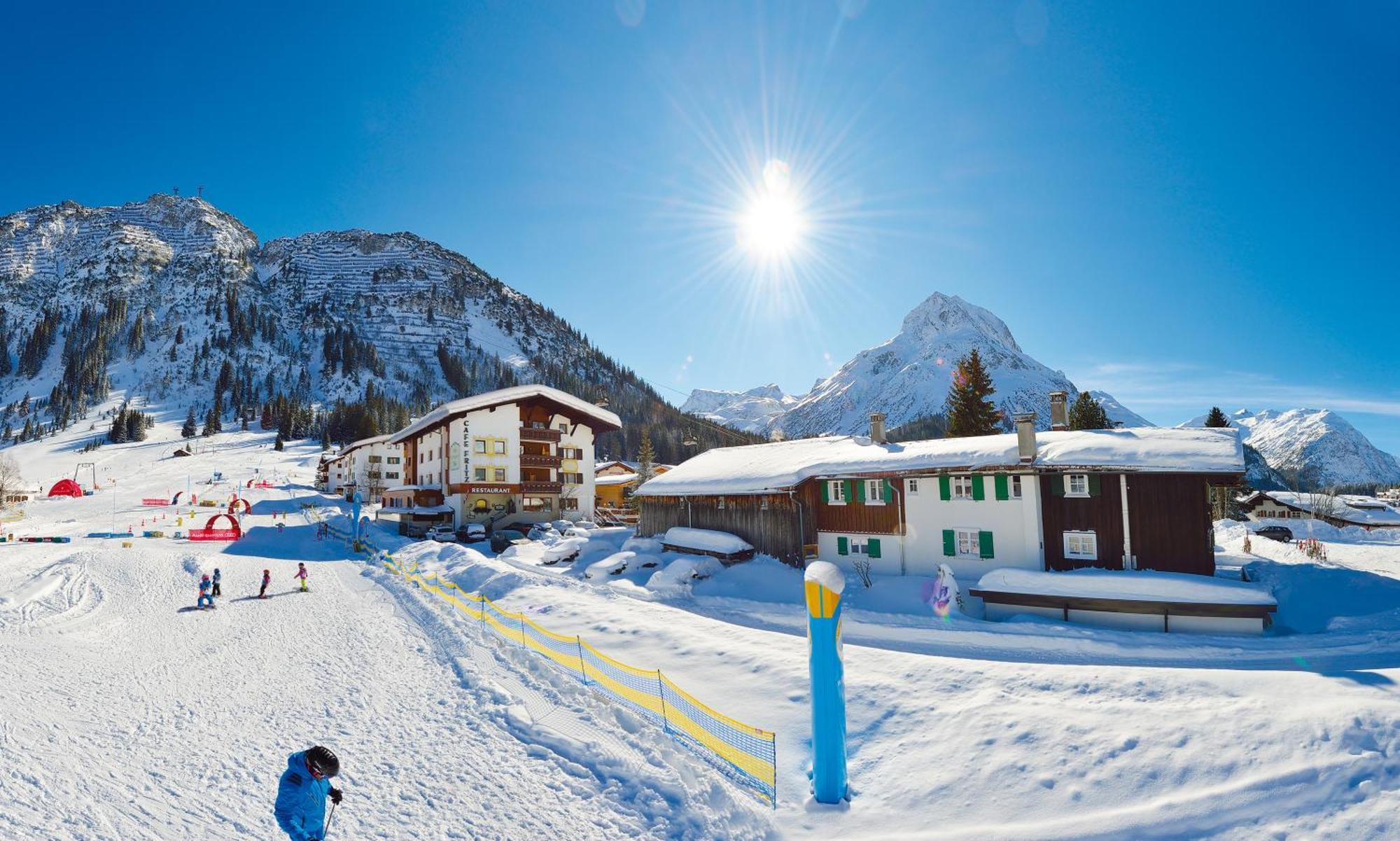 Pension Cafe Fritz Lech am Arlberg Eksteriør bilde